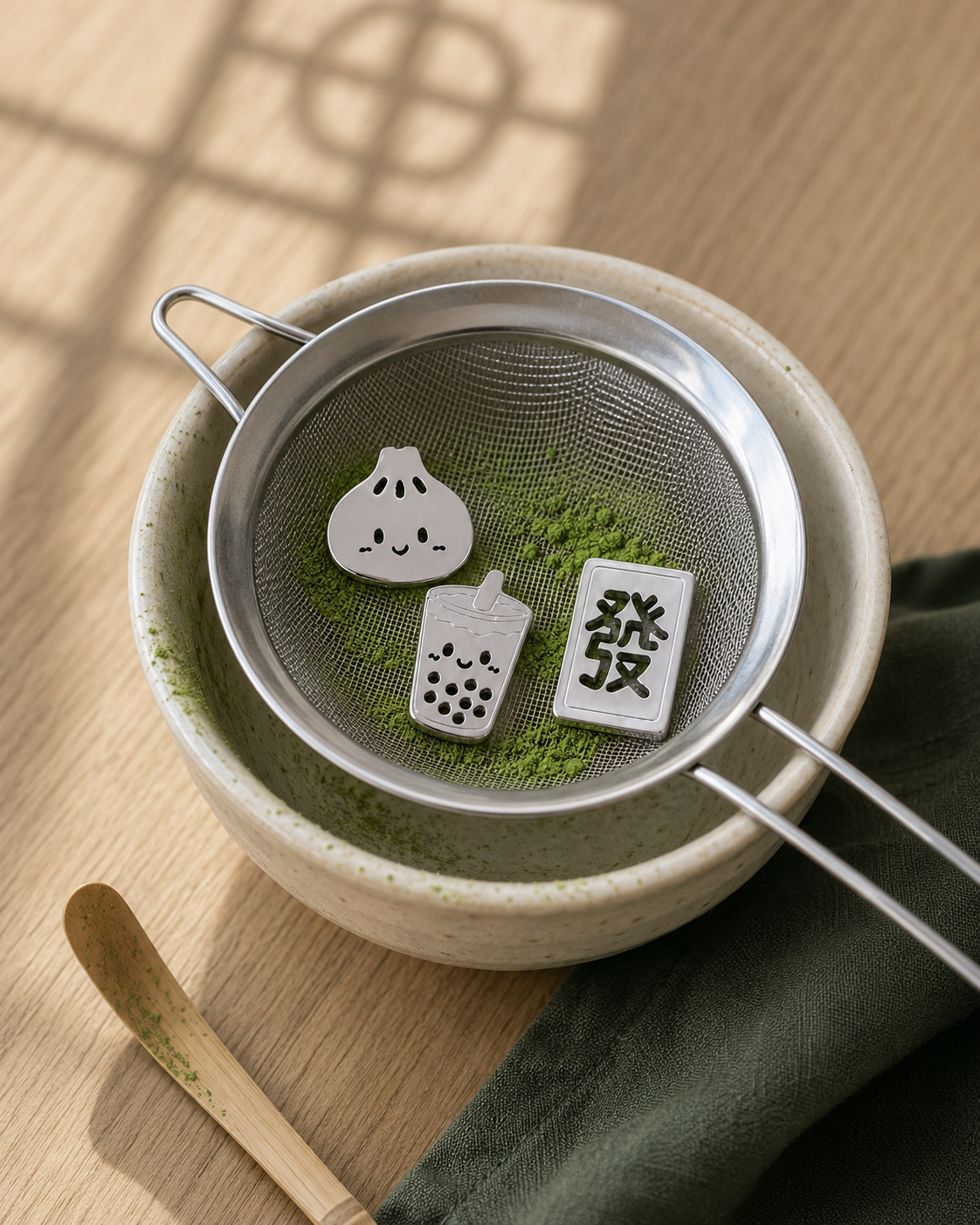 抹茶篩飾